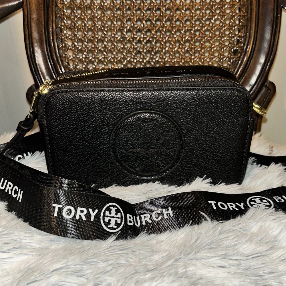 Tory Burch Black Mini Miller Crossbody Bag